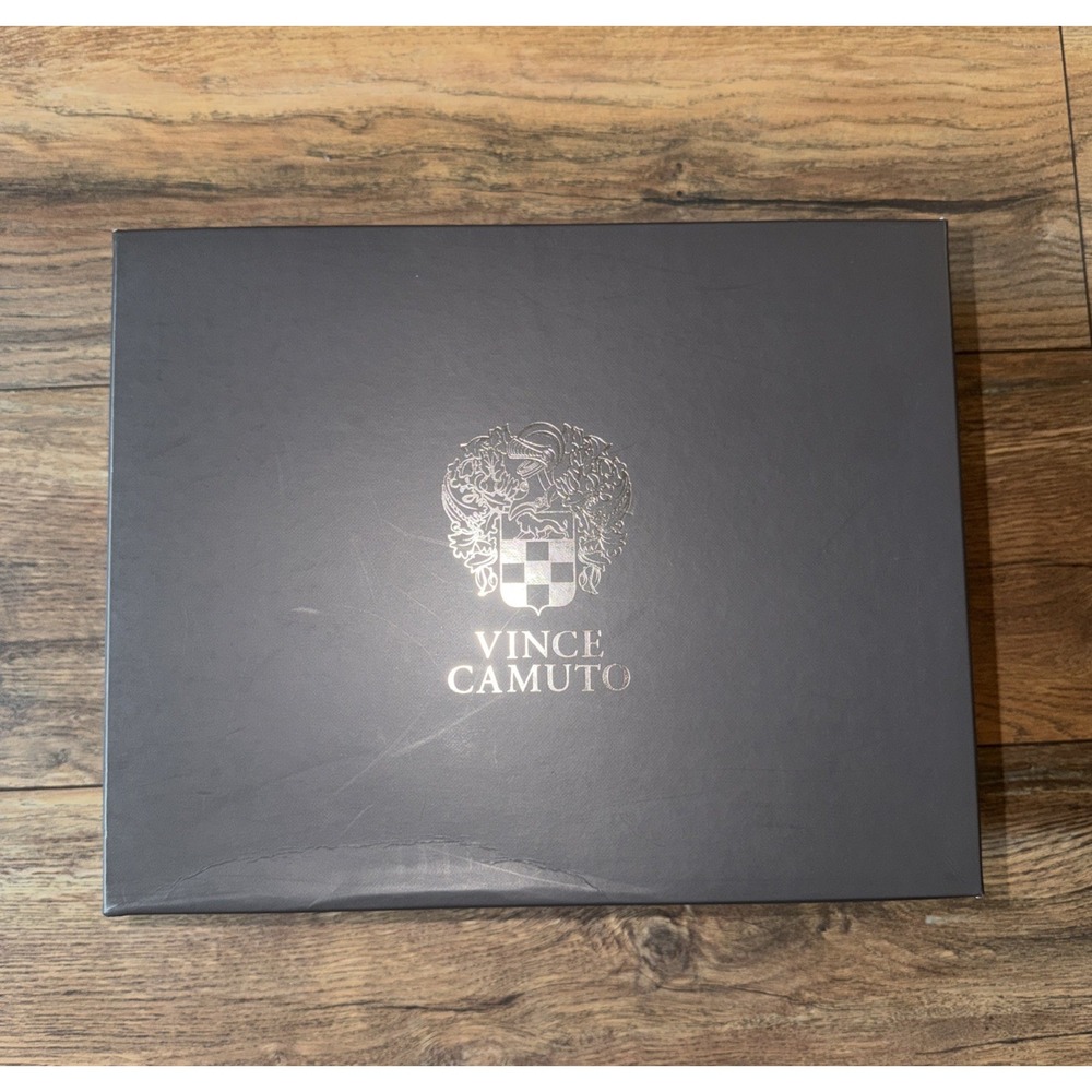 Vince Camuto Dark Indigo Casual Calf Leather Slingback Pumps Nattey w Box - Picture 4 of 6